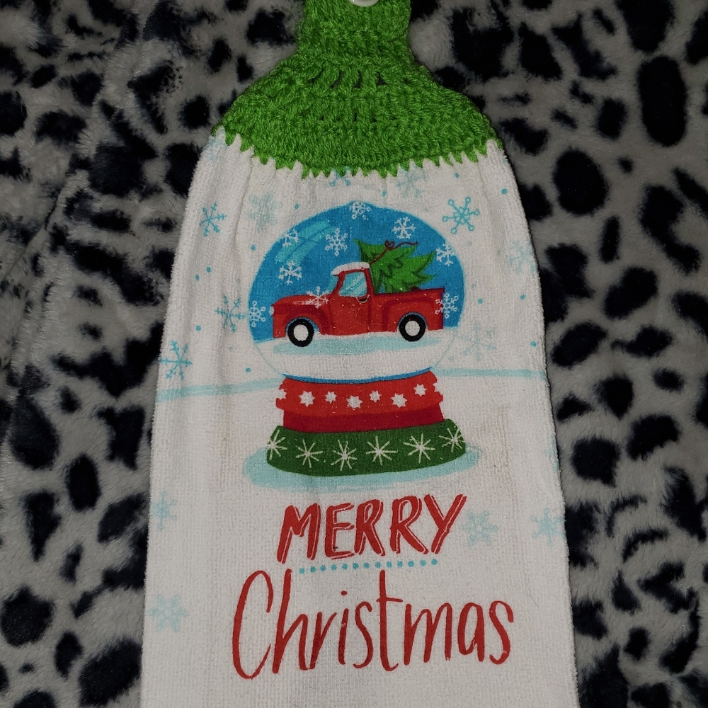 Christmas tea towel